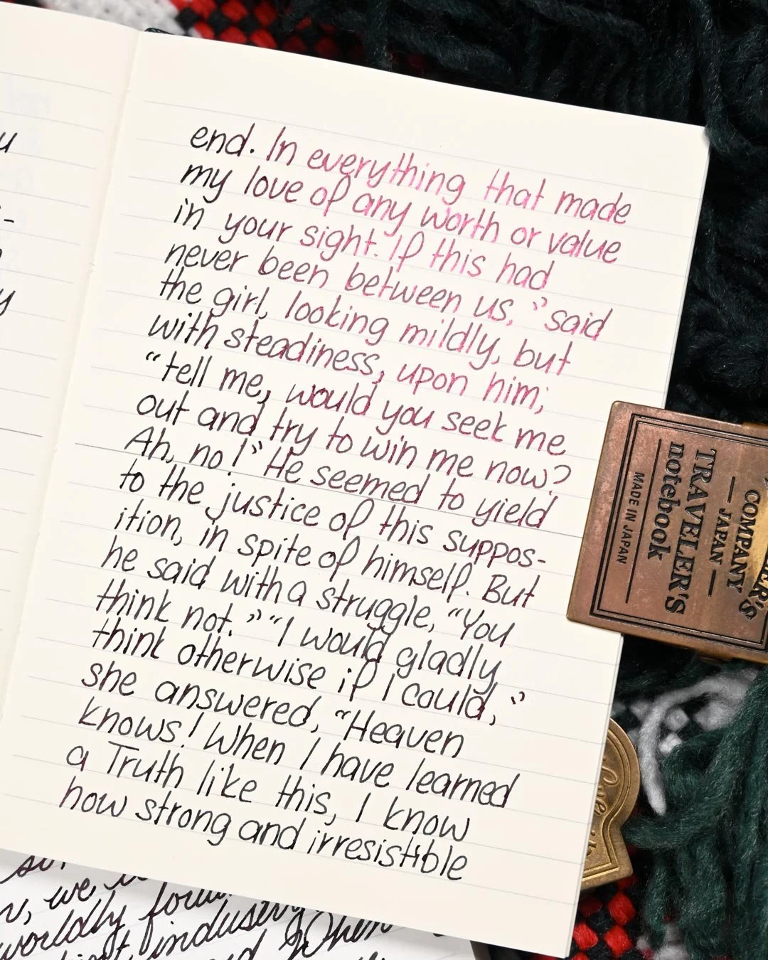 Diamine Laurel writing sample 5