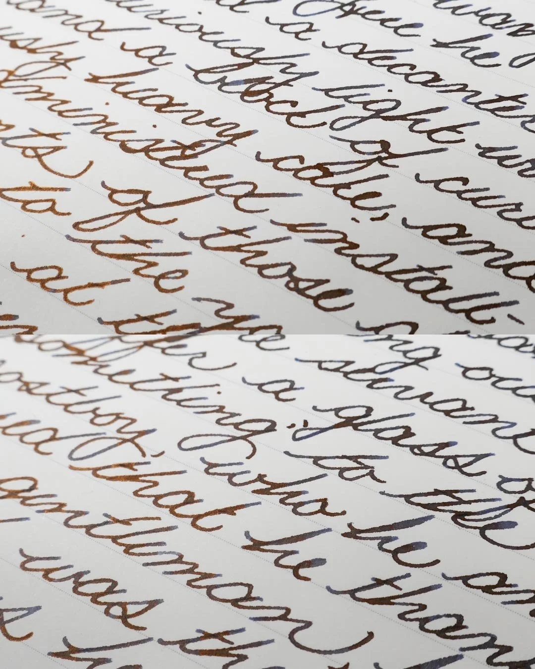 Diamine Molten Basalt cursive macro 1