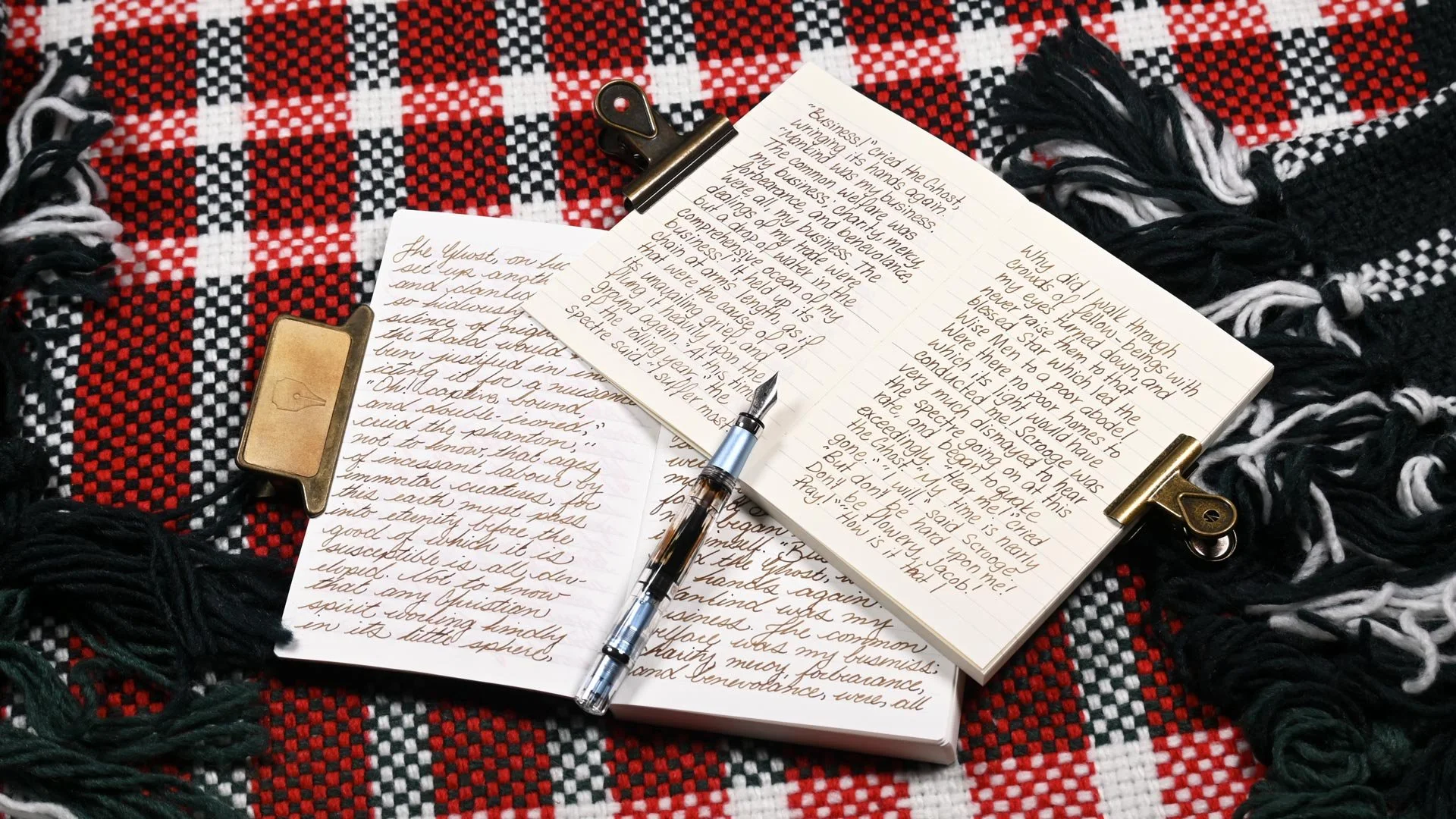 Diamine Smoky Tobacco writing sample 2