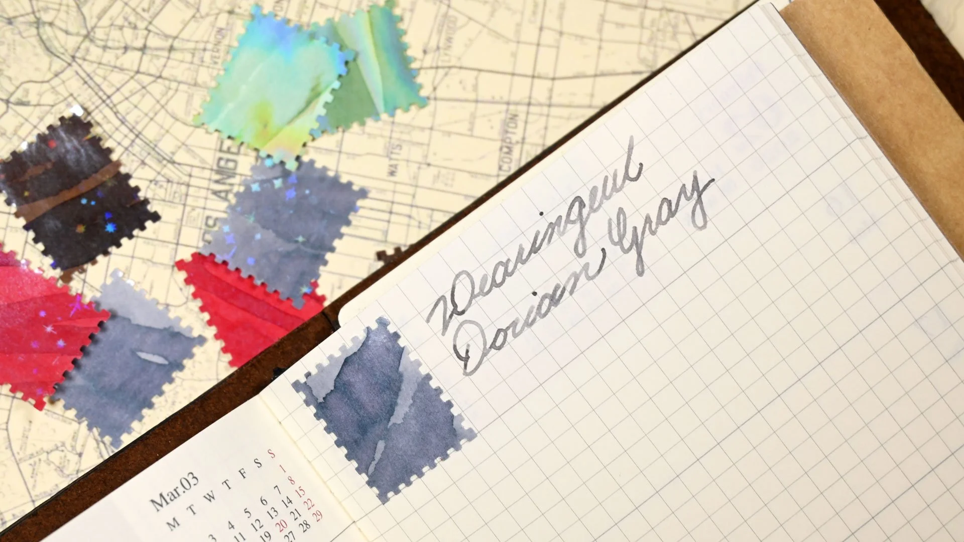 Dorian Gray swatch stamp