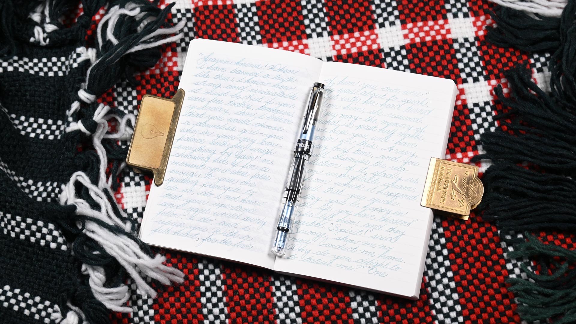 Diamine Overcast writing sample 1