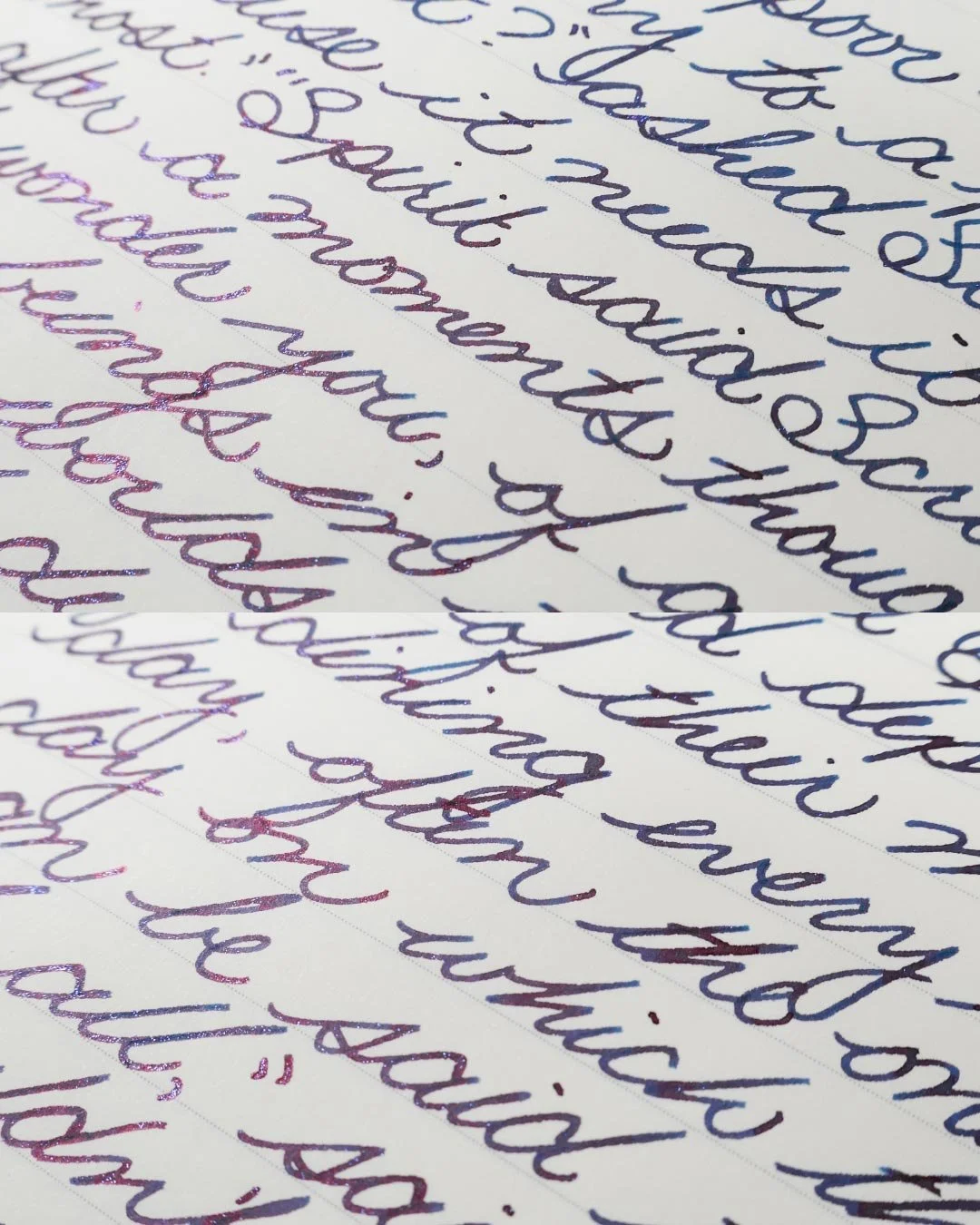 Diamine Myrrh the Merrier curisve macro 1