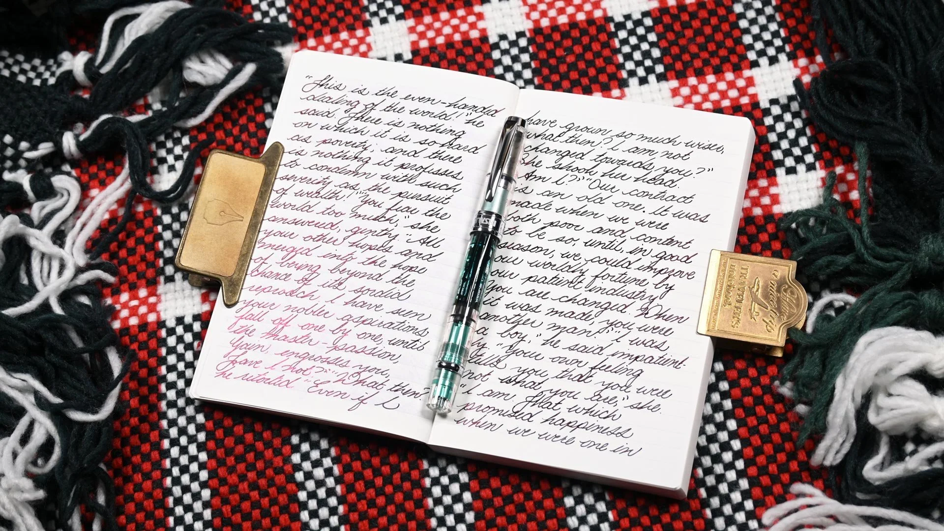 Diamine Laurel writing sample 1