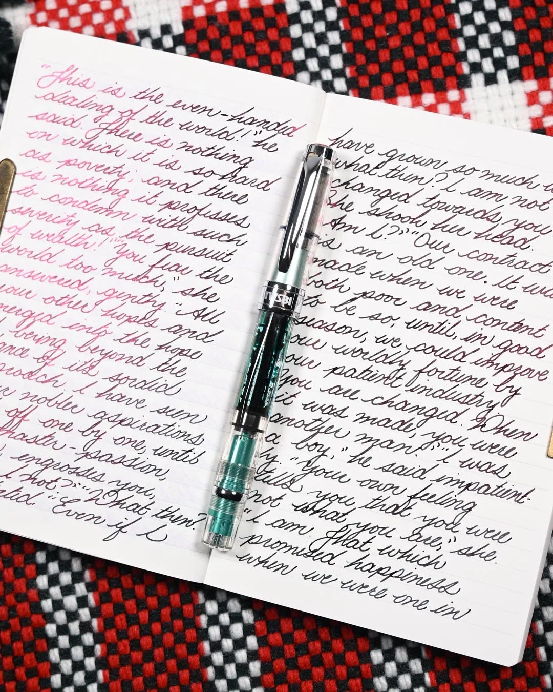 Diamine Laurel writing sample 3