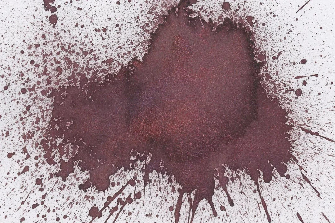 Diamine Nostalgia ink splat