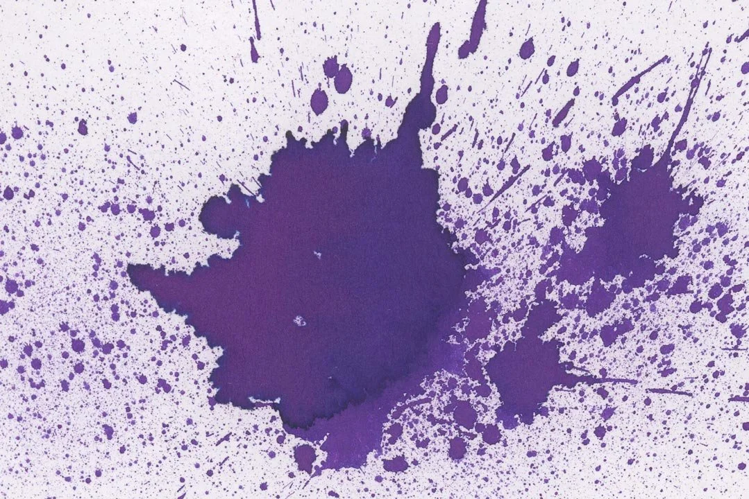 Monteverde Mulberry Noir ink splat