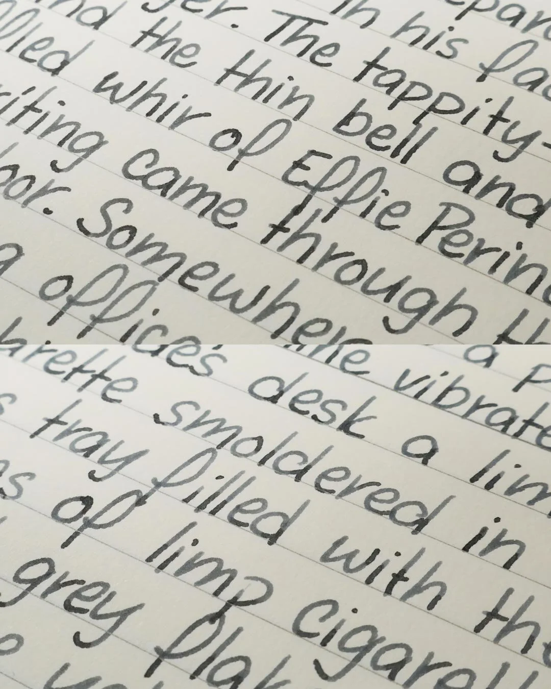 Monteverde Azure Noir print macro 1