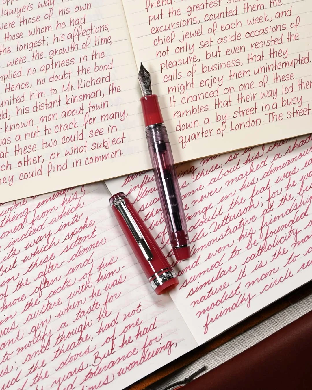 Wearingeul Henry Jekyll writing sample with Sailor Pro Gear Wisteria 2