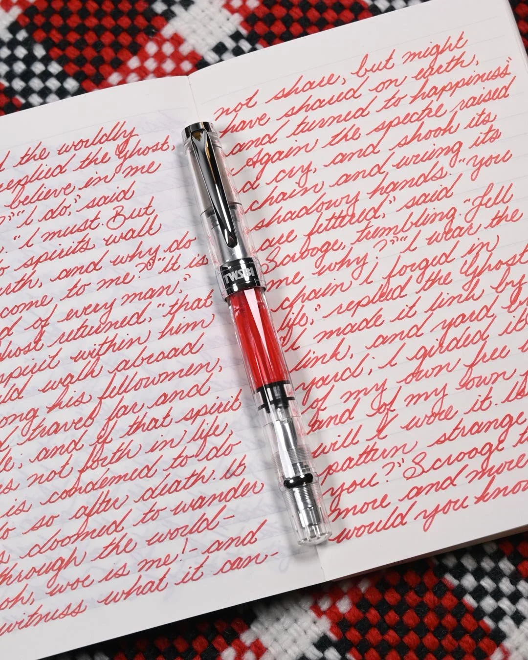 Diamine Carousel writing sample 3