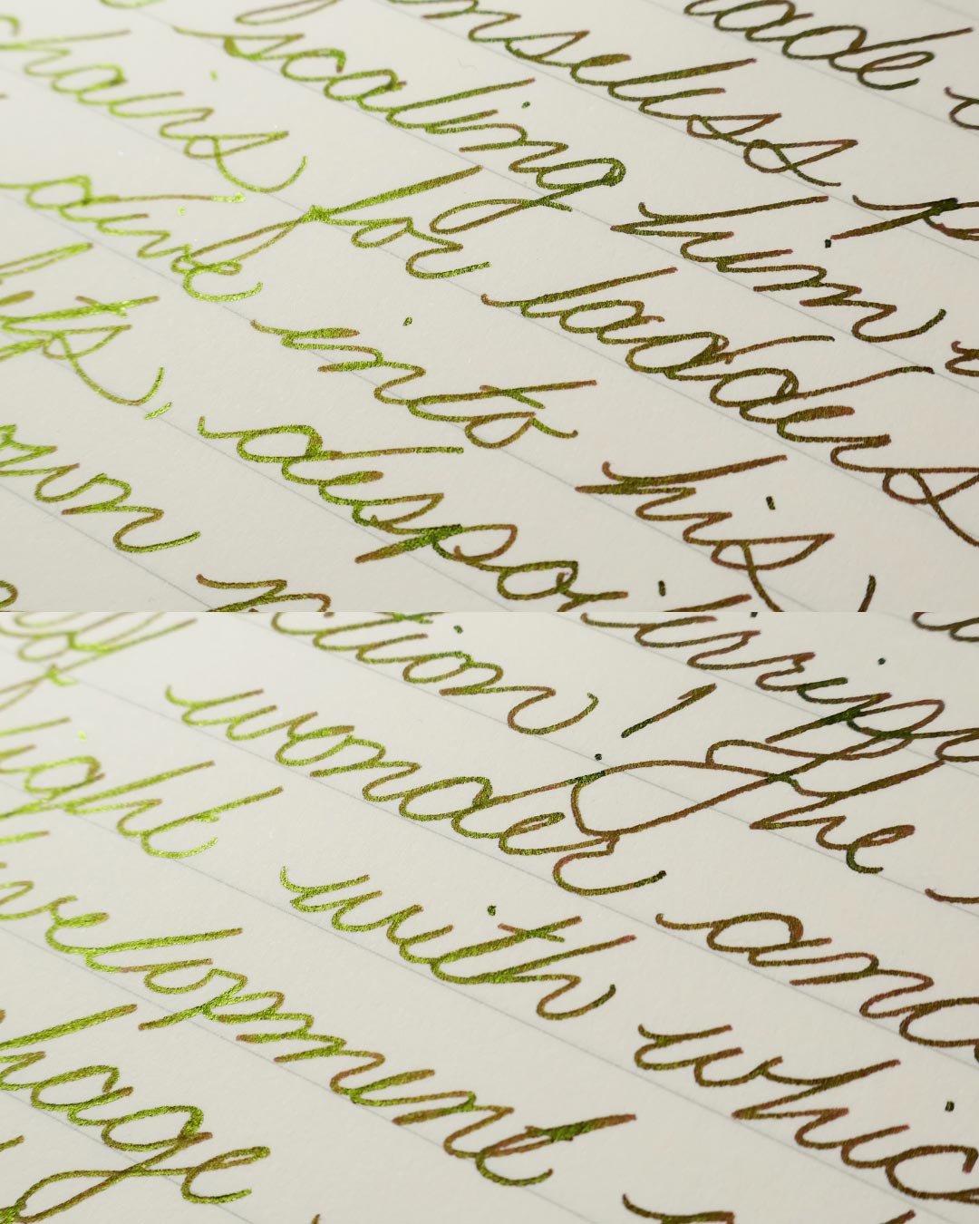 Diamine Chaos cursive macro 4