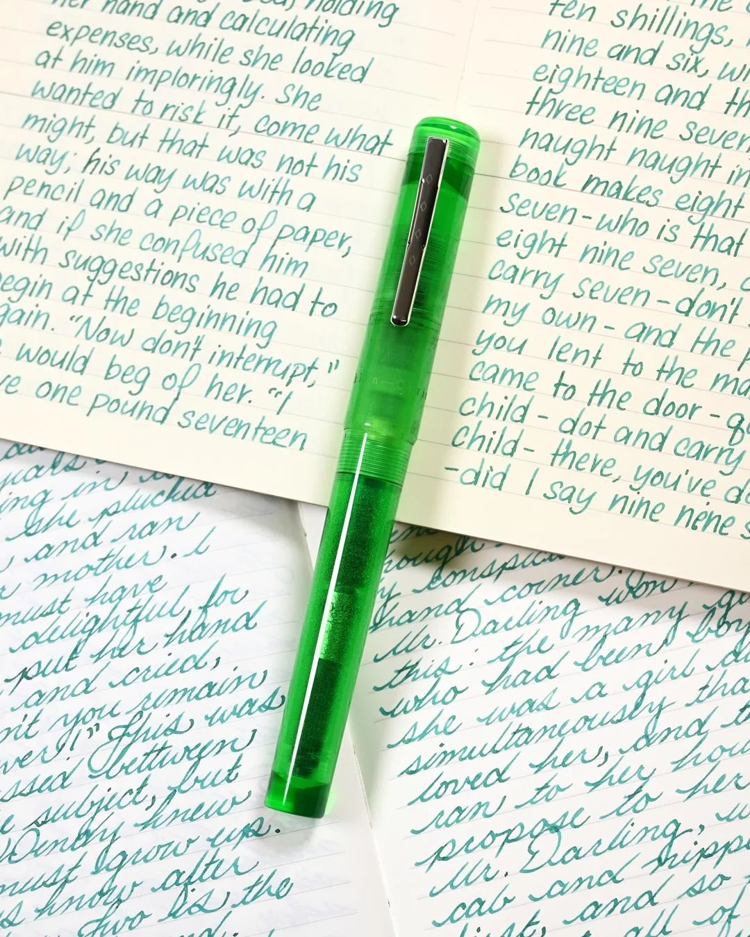 Wearingeul Tick Tock Croc writing sample with Franklin-Christoph Model 03 3