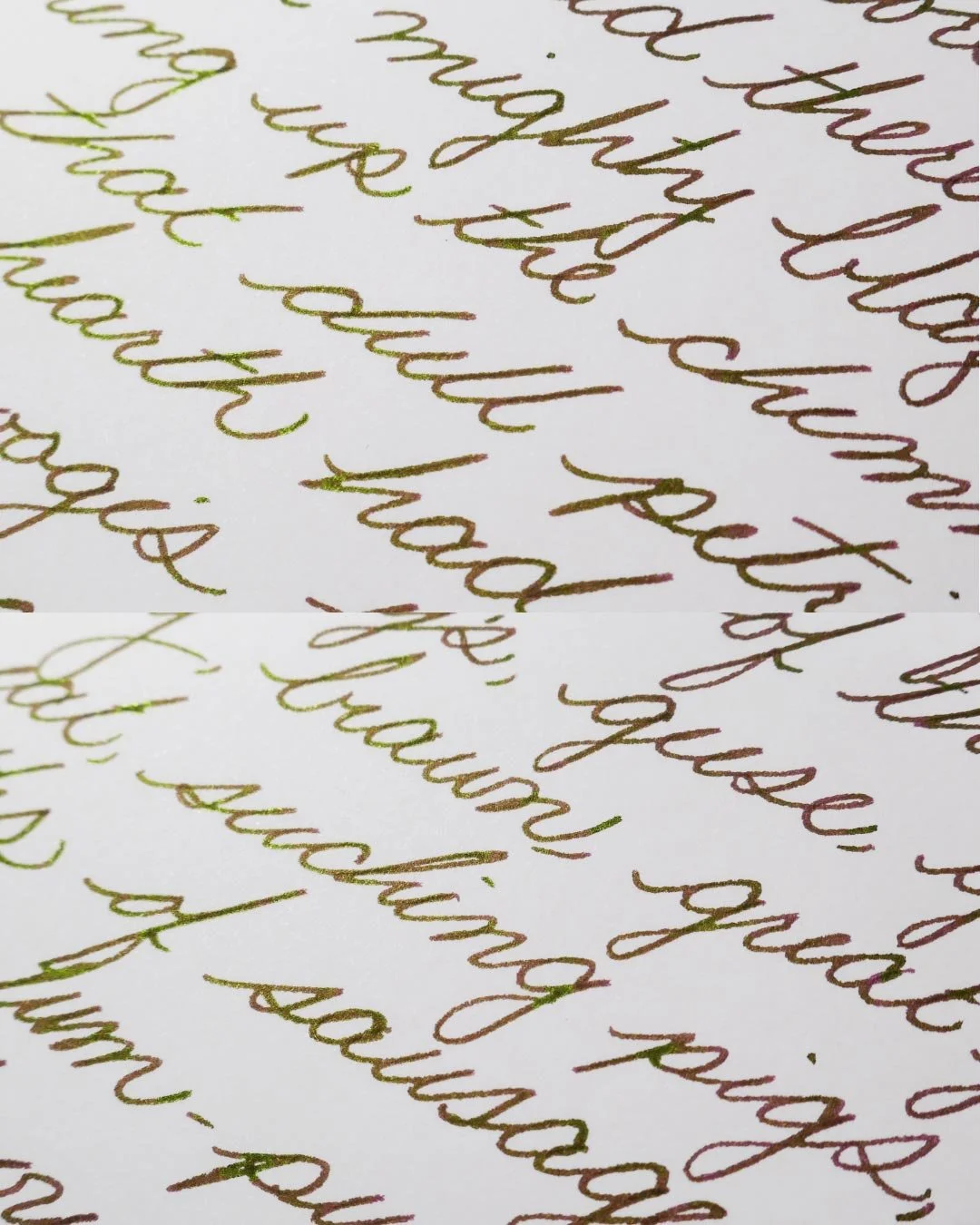 Diamine Chaos cursive macro 3