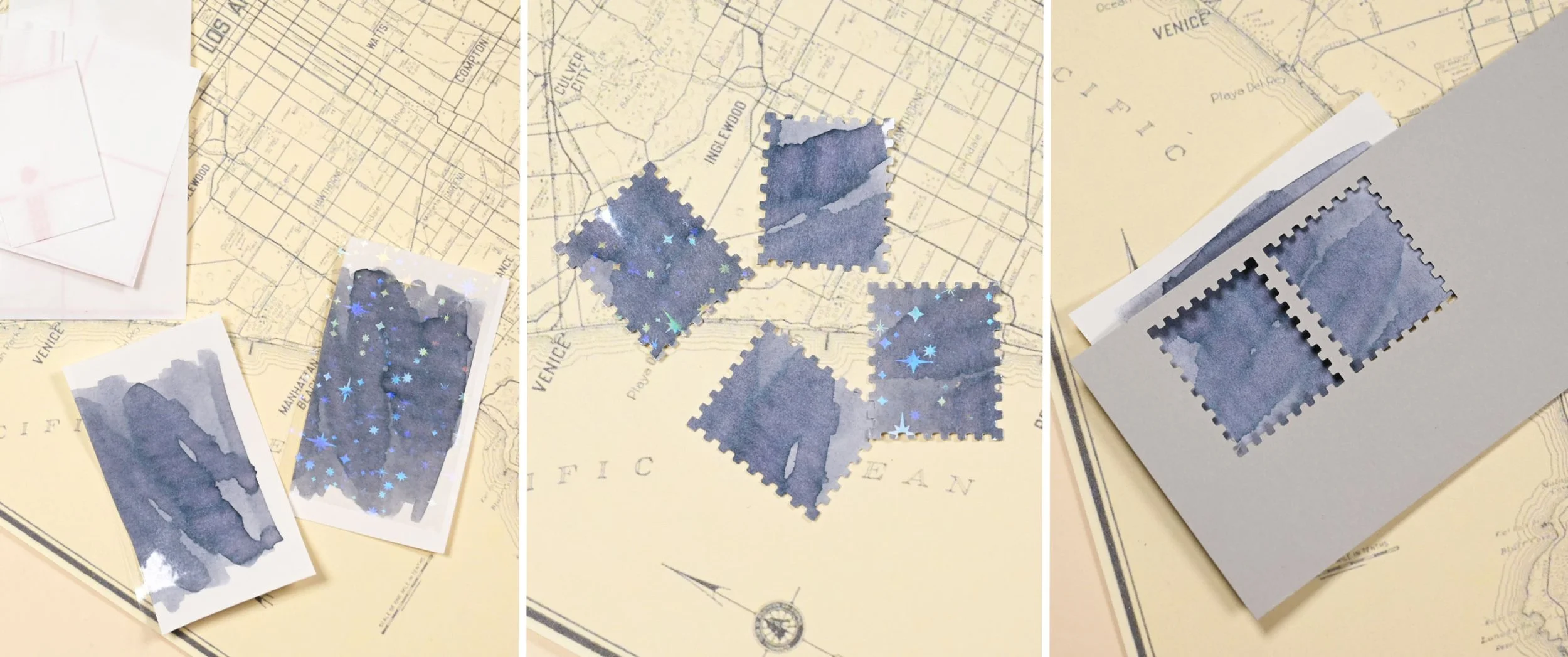 The Picture of Dorian Gray swatch stamps