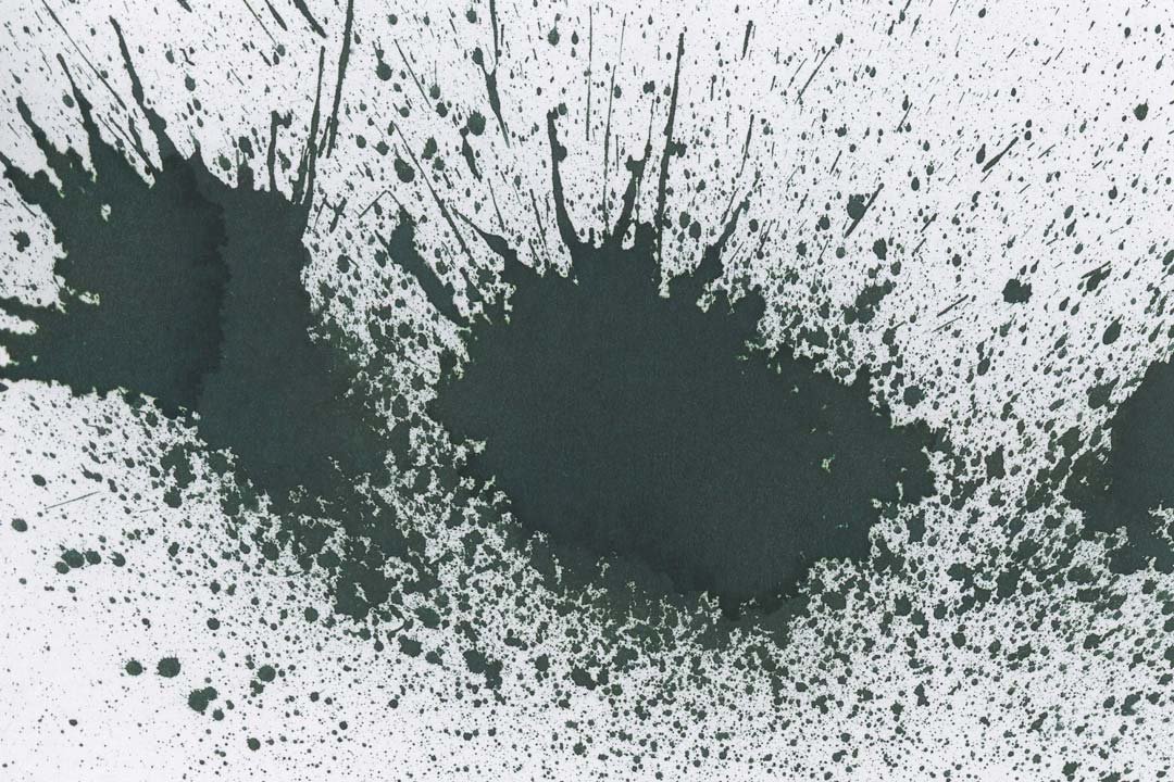 Monteverde Jade Noir ink splat