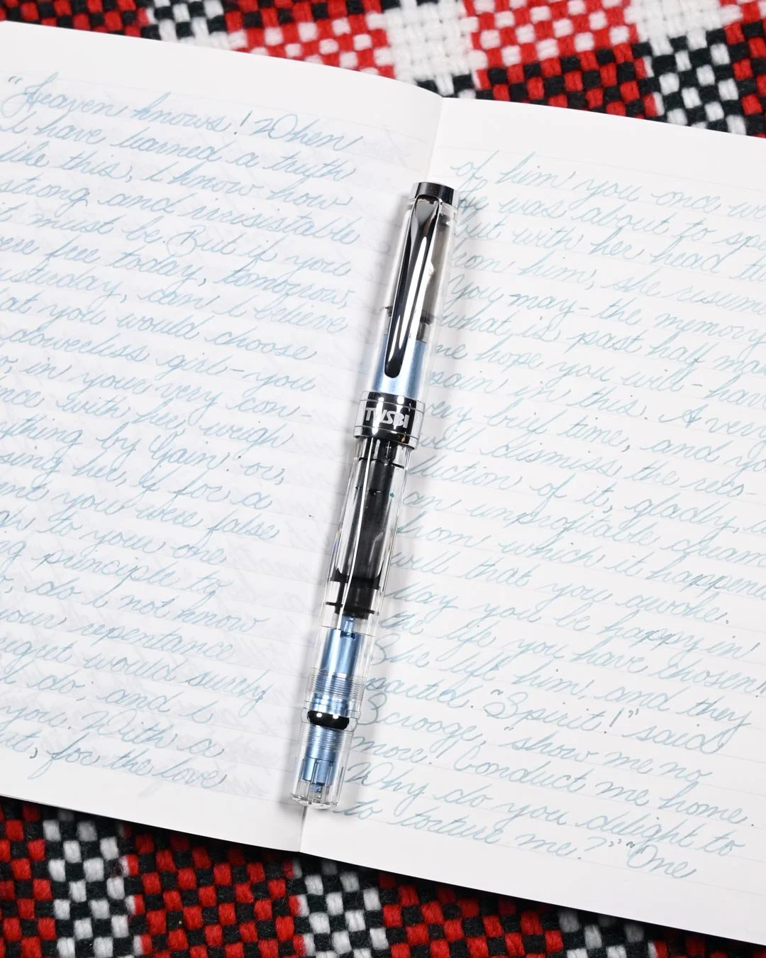 Diamine Overcast writing sample 3