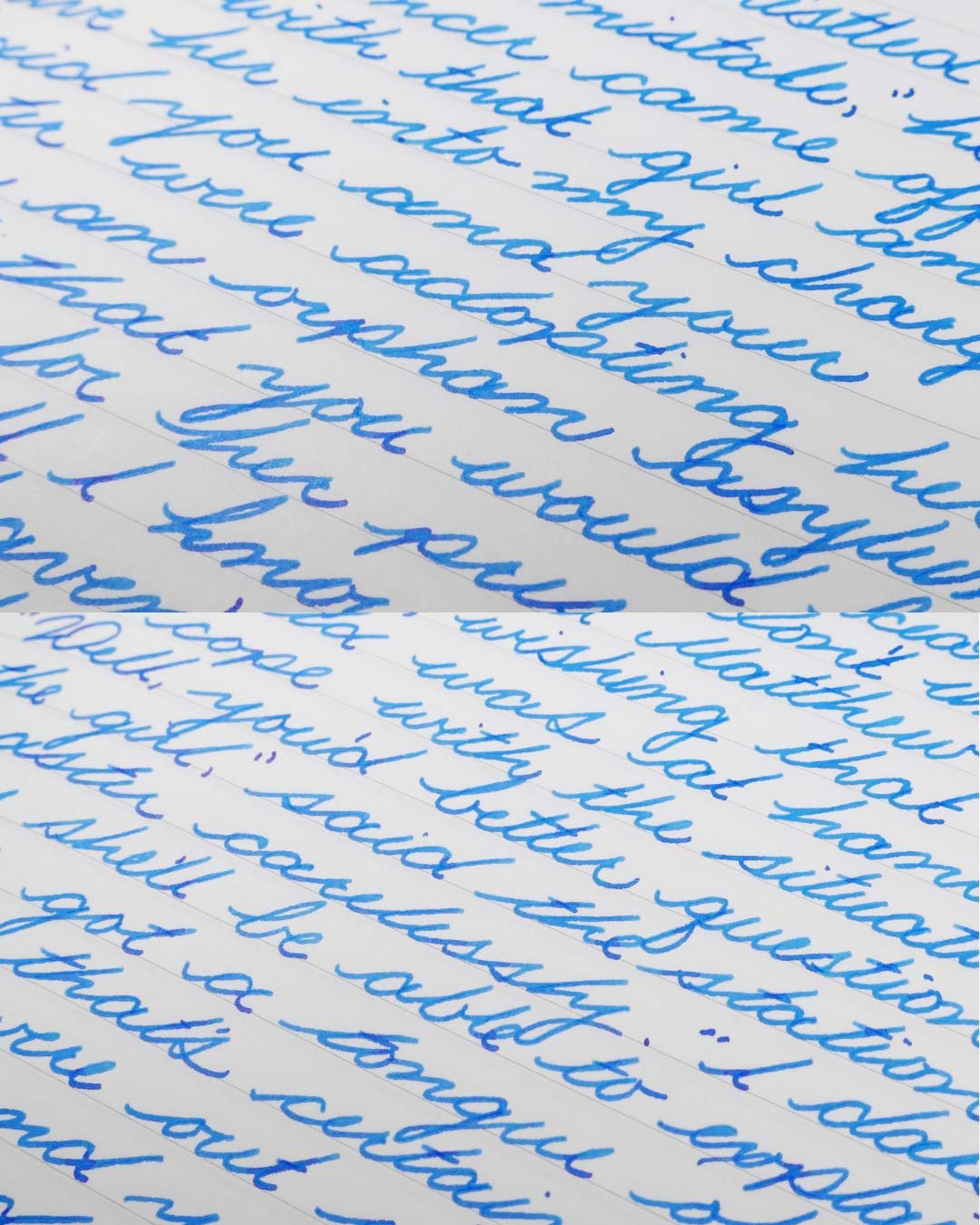 Pilot Iroshizuku Kon-peki cursive macro