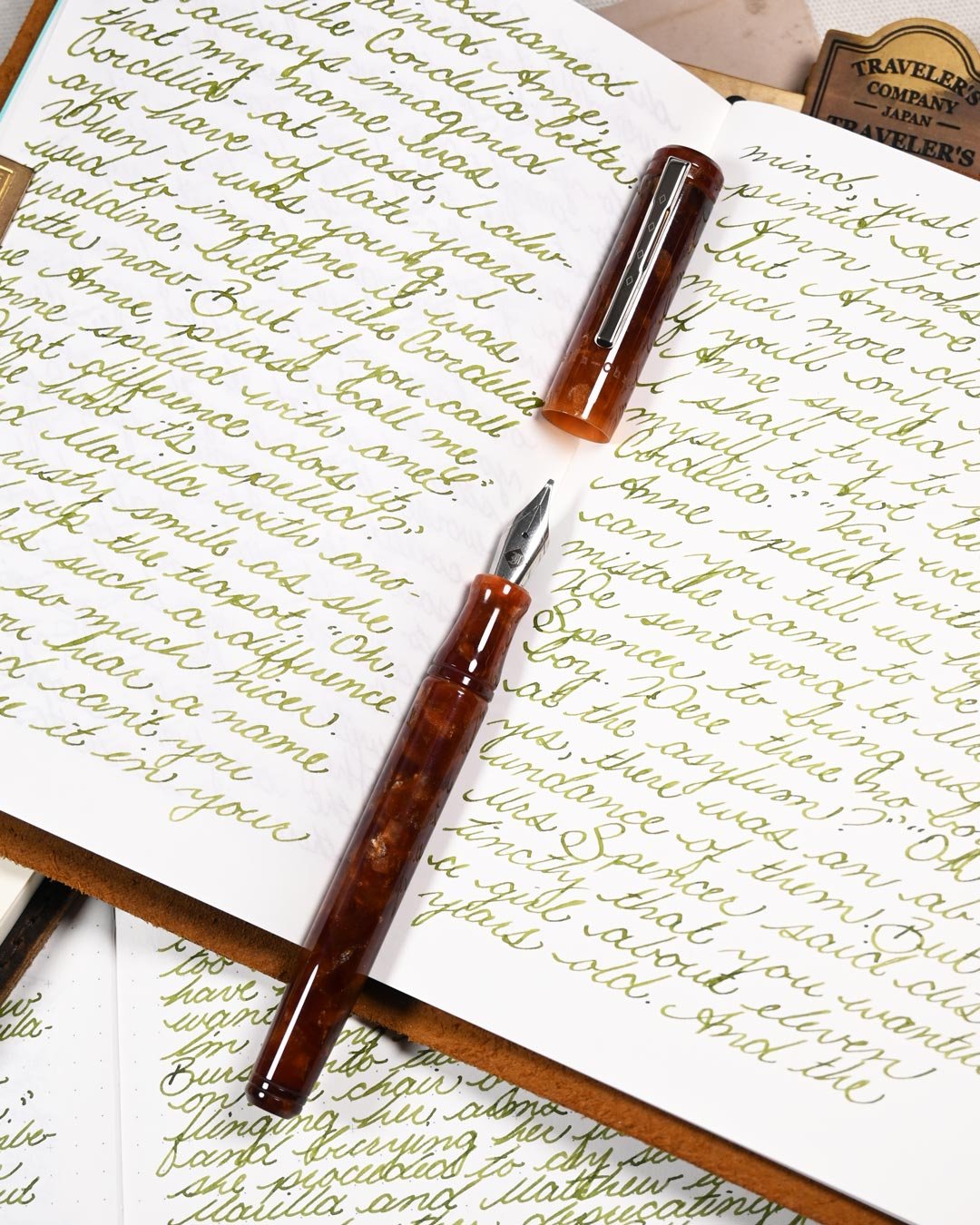 Vinta Sea Kelp Leyte writing sample with Franklin-Christoph model 20 2