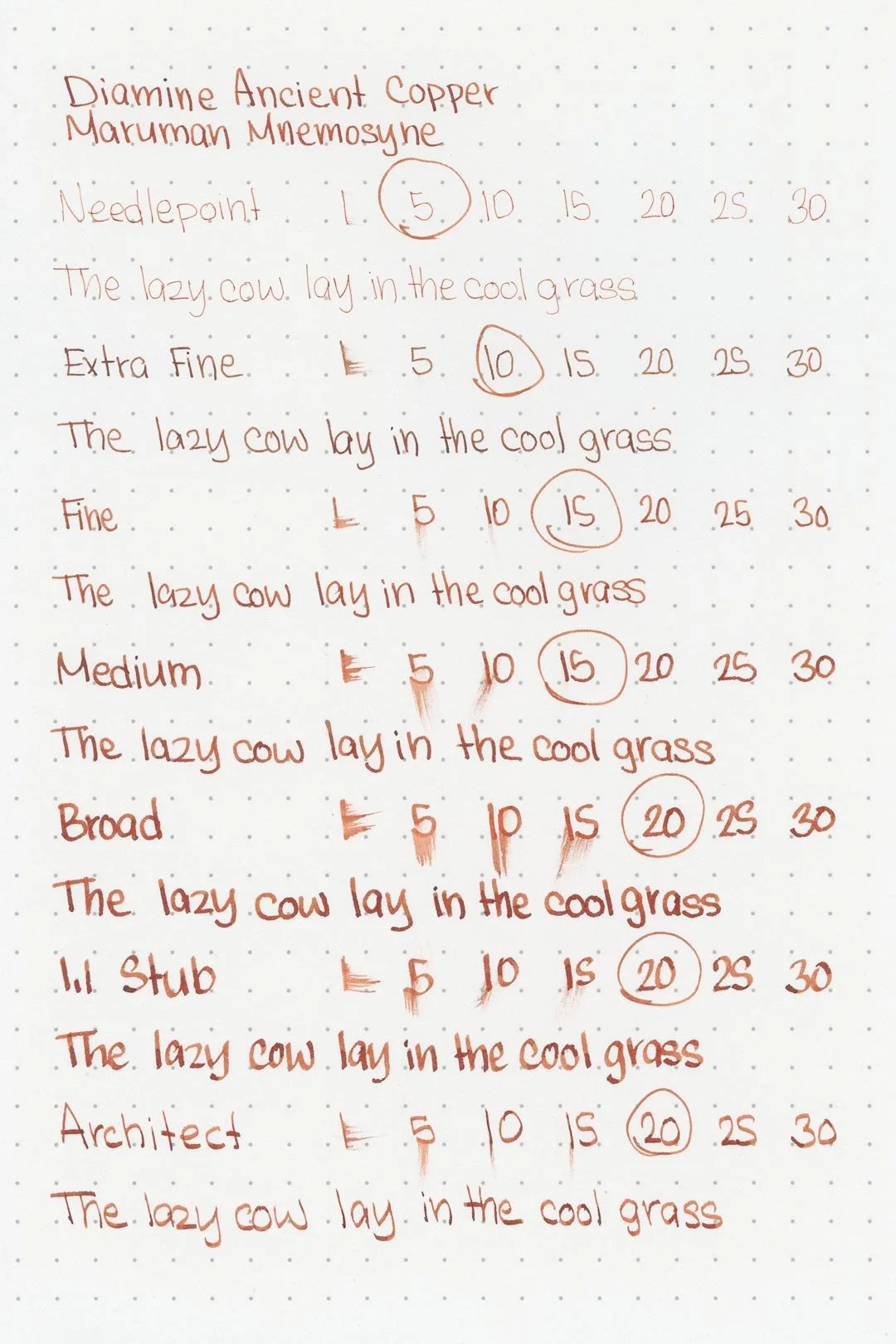 Diamine-Ancient-Copper-Ink-Test-Maruman-Front.jpg