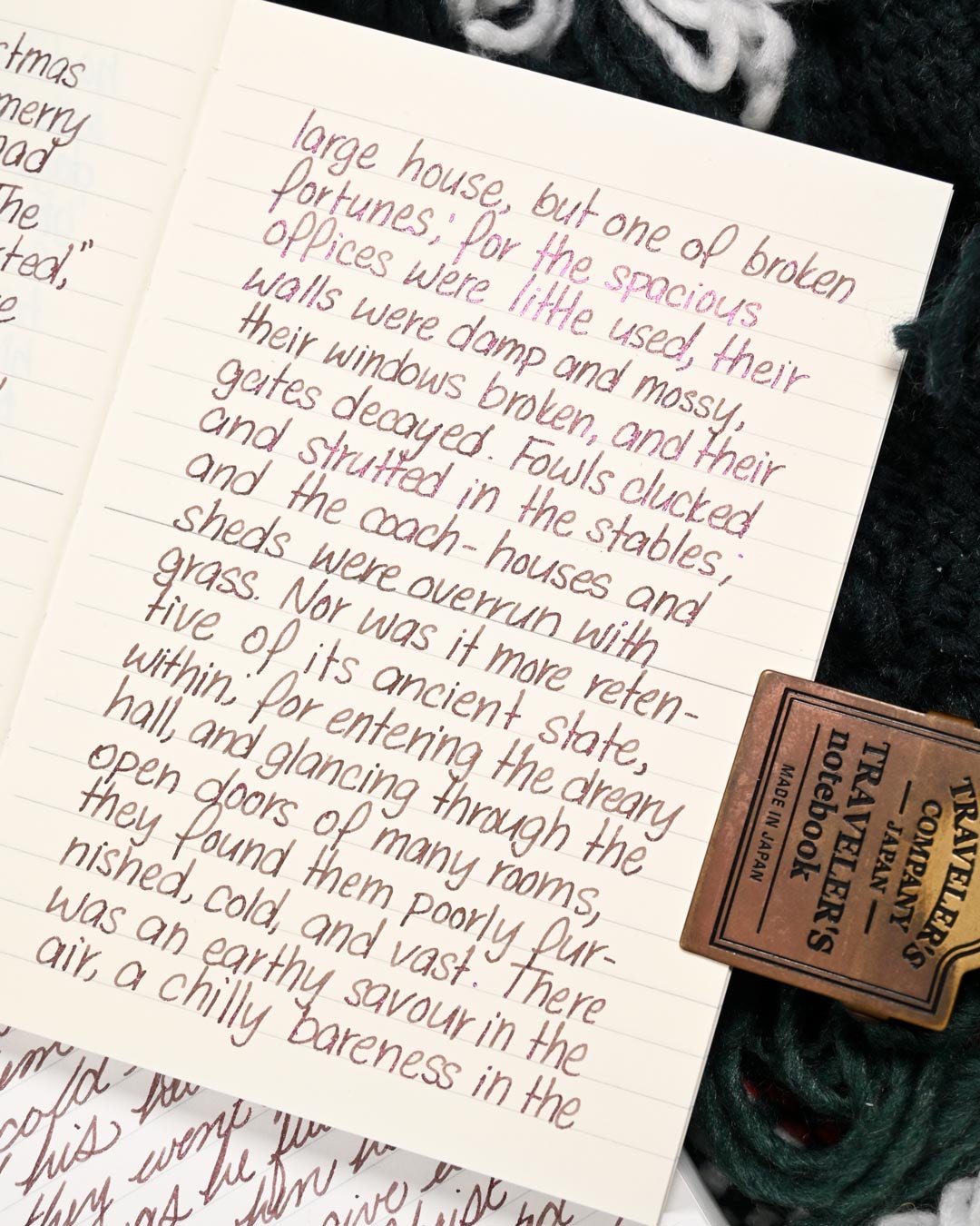 Diamine Nostalgia writing sample 6