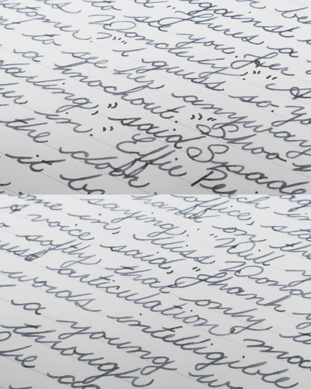 Monteverde Azure Noir cursive macro