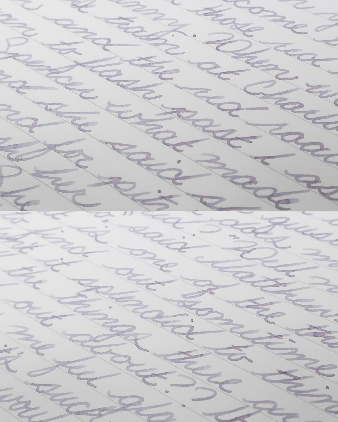 Diamine Lady Grey cursive macro 1