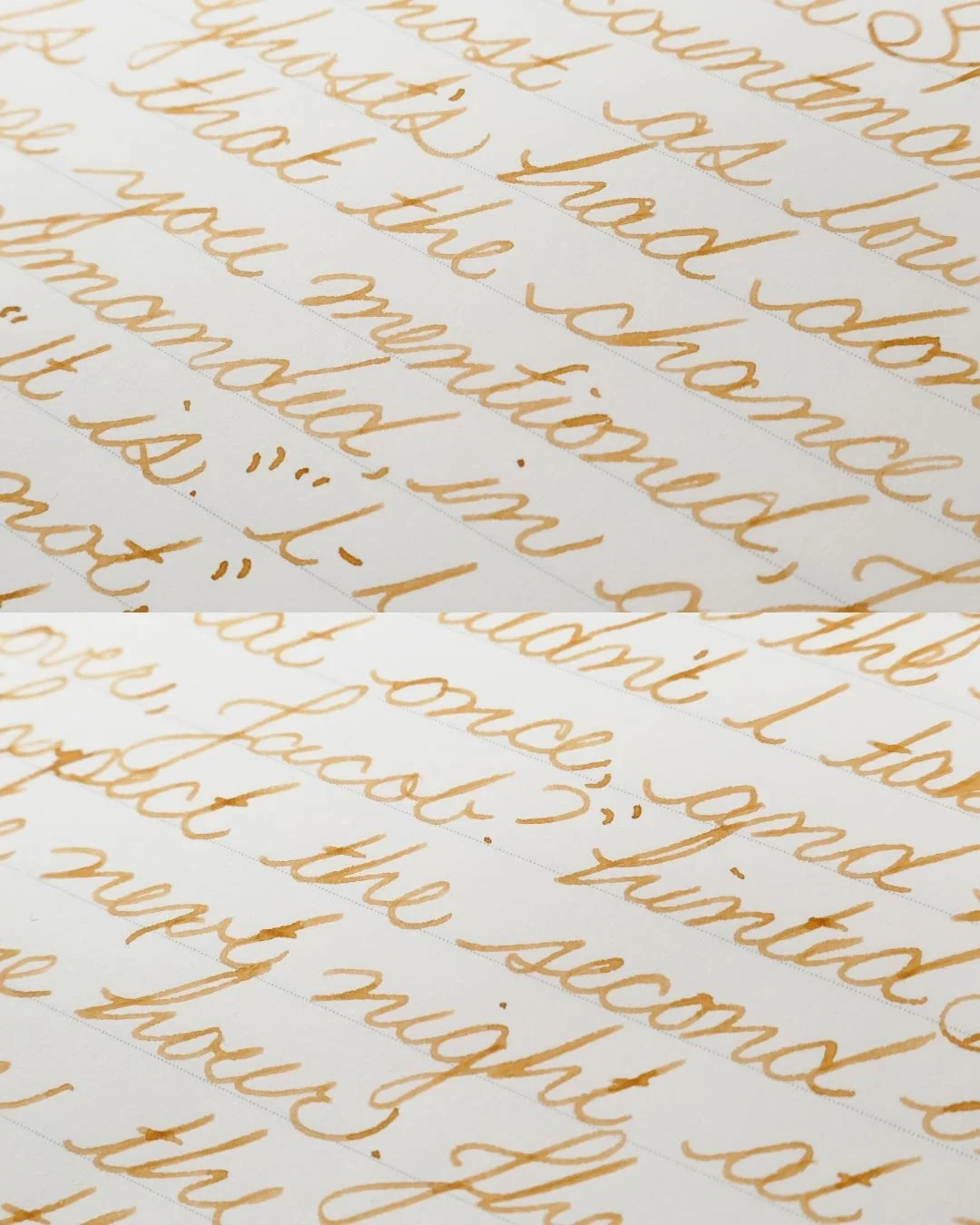 Diamine Marie Rose cursive macro 1
