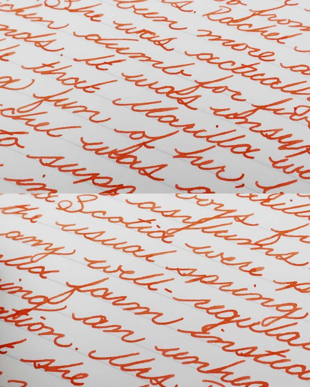 Pilot Iroshizuku Fuyu-gaki cursive macro