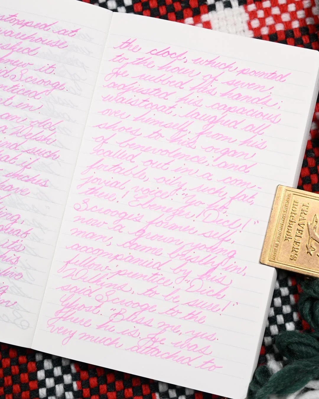 Diamine Mittens writing sample 4