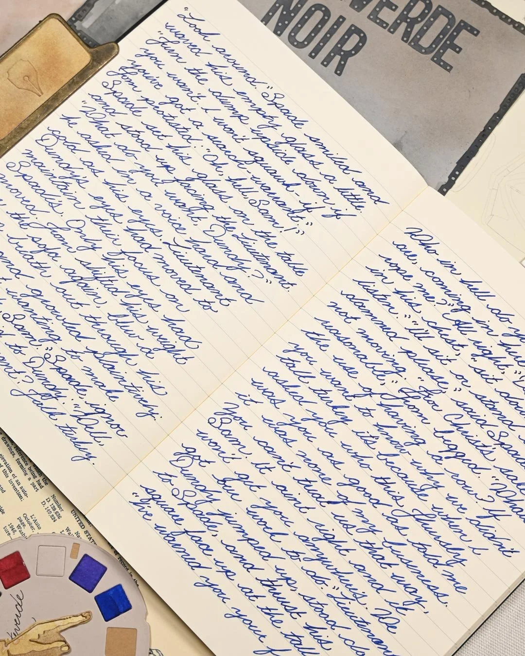 Monteverde Ocean Noir writing sample 1