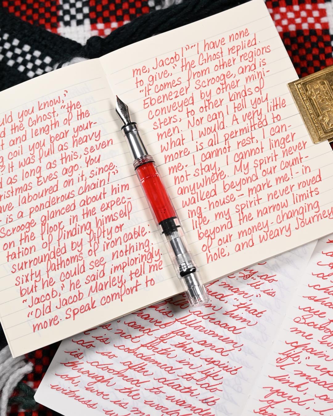 Diamine Carousel writing sample 4