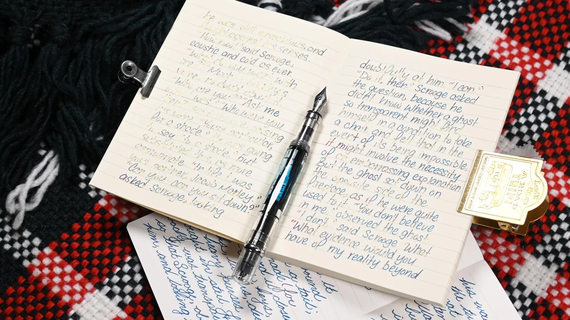 Diamine Celestial Skies writing sample 2
