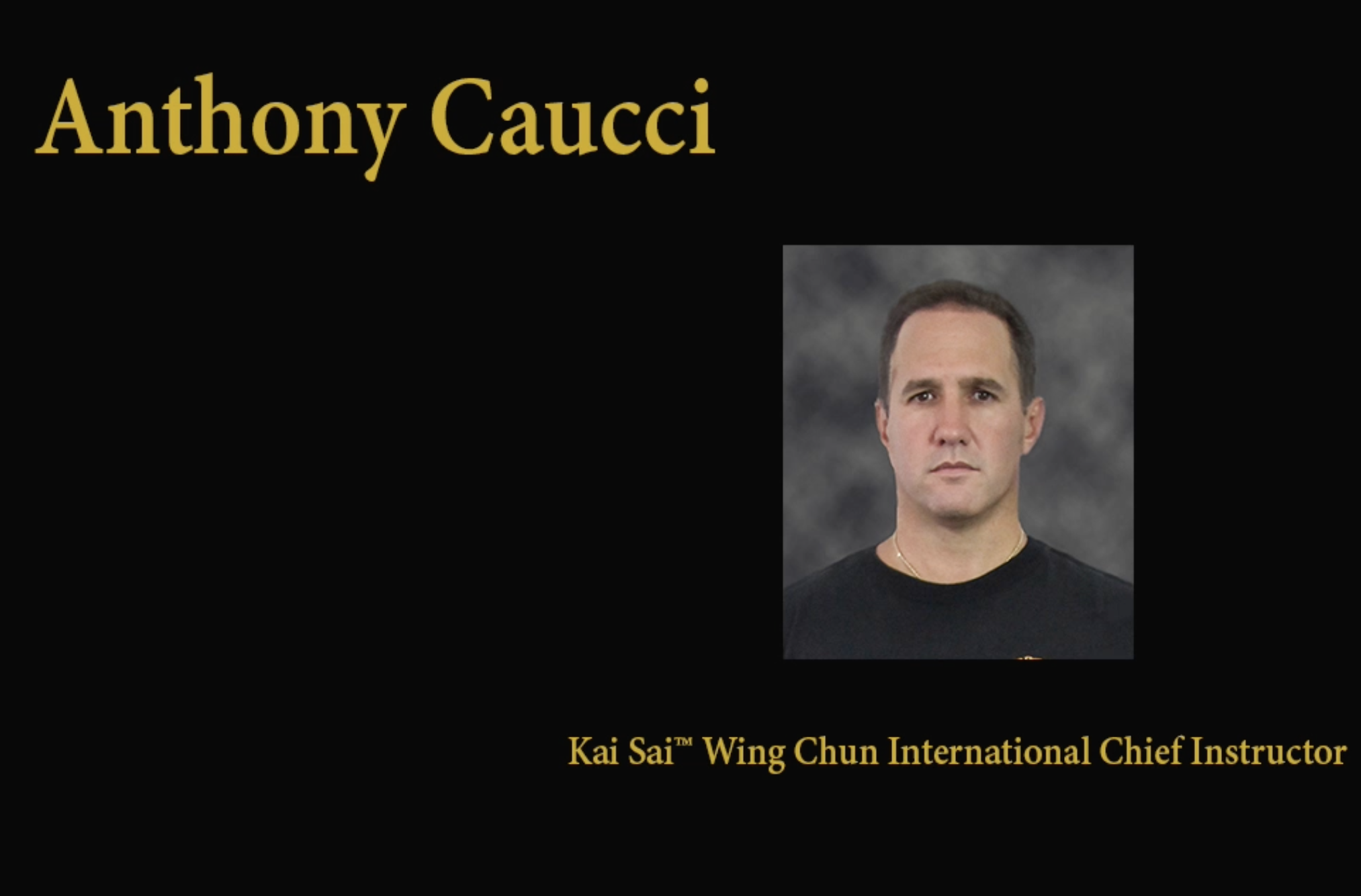 Anthony Caucci Chin na