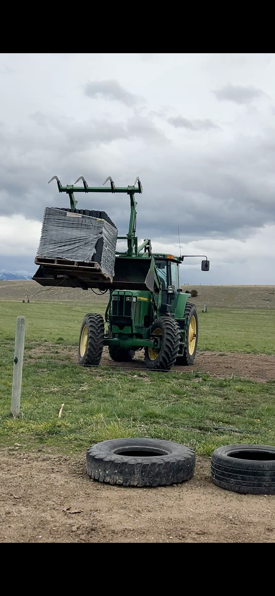 384 sq ft of TrueGrid PRO PLUS is lifted in