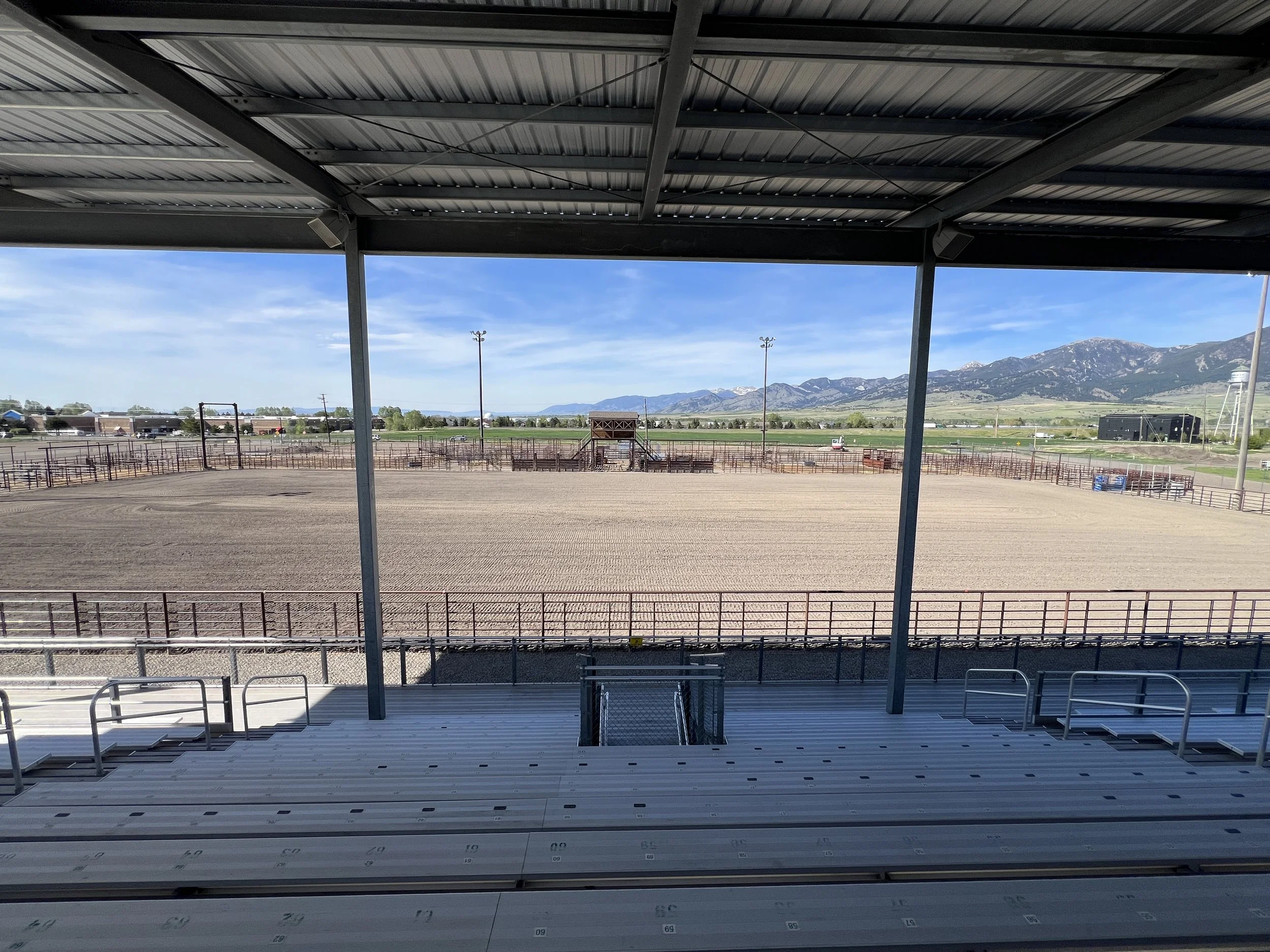 View of the TrueGrid alley from the grandstand