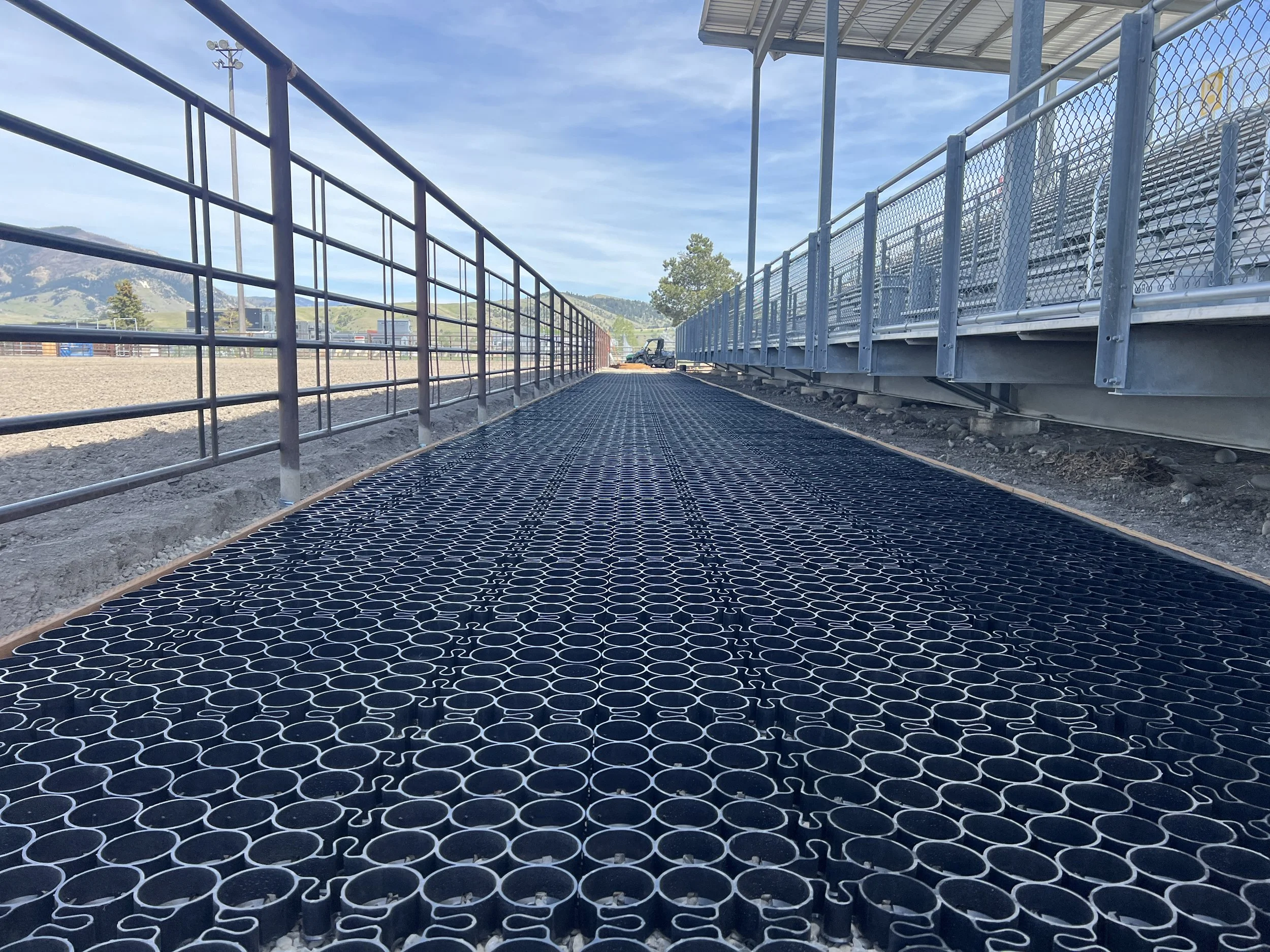 TrueGrid PRO PLUS is in place and ready for fill