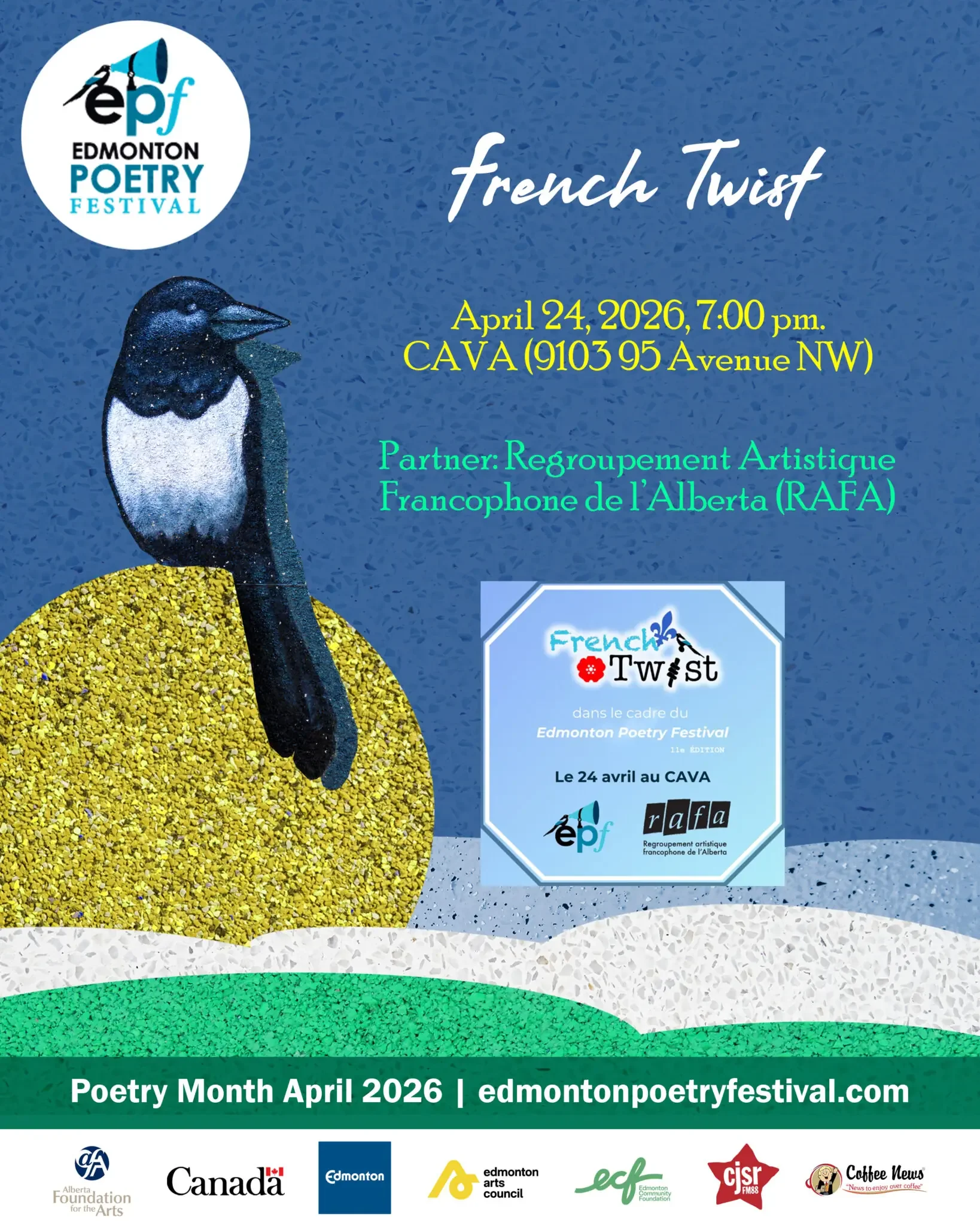 Edmonton Poetry Festival: French Twist