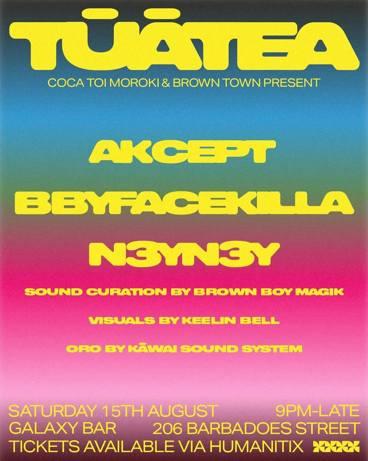 Another solid Browntown Lineup and collaboration of dope creatives 🔈🌊🌈