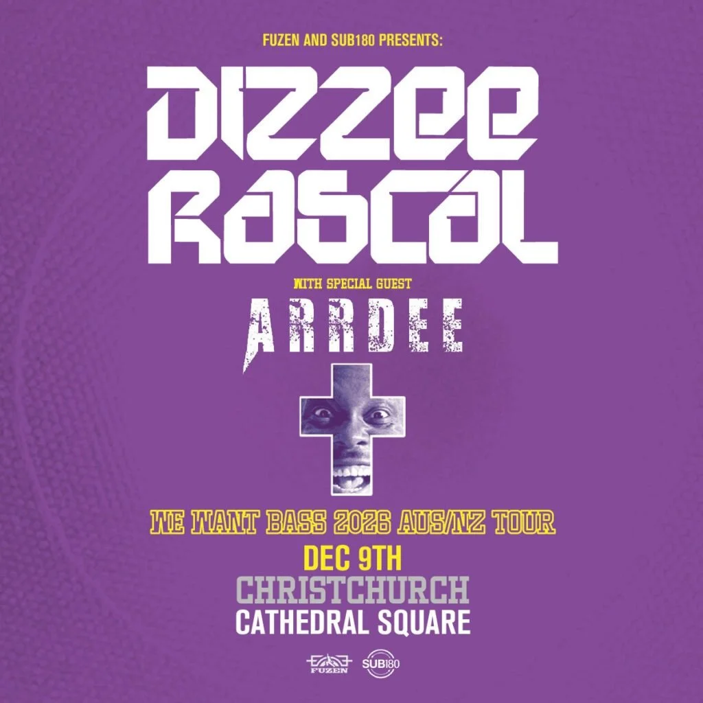 Dizzee Rascal We Want Base Tour will be in Chch 9th of Dec 🎶🇬🇧🔈