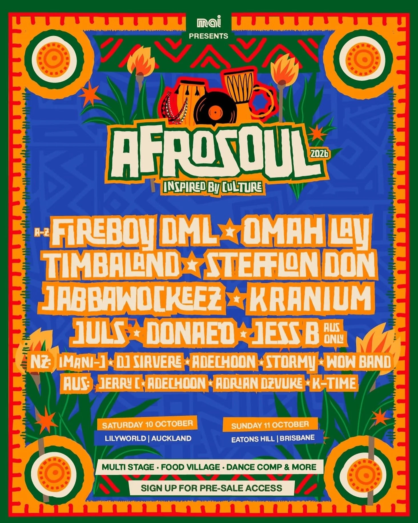 Solid Line up Big up to @mai_fm @stylebender and everyone else behind the scenes, Get your tickets while they last 🎶🌴🌍
