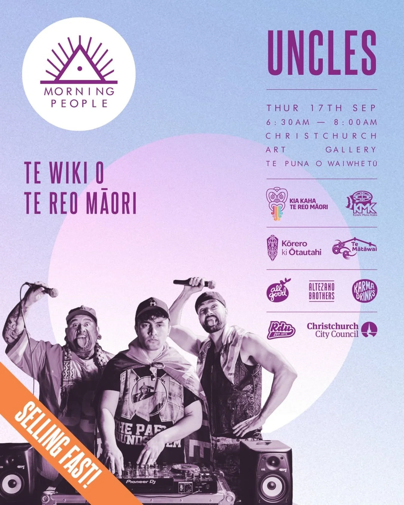Tickets are selling quick! 🔥 Celebrate Te Wiki o te Reo Māori with a dope night of Māori music 👑🎶