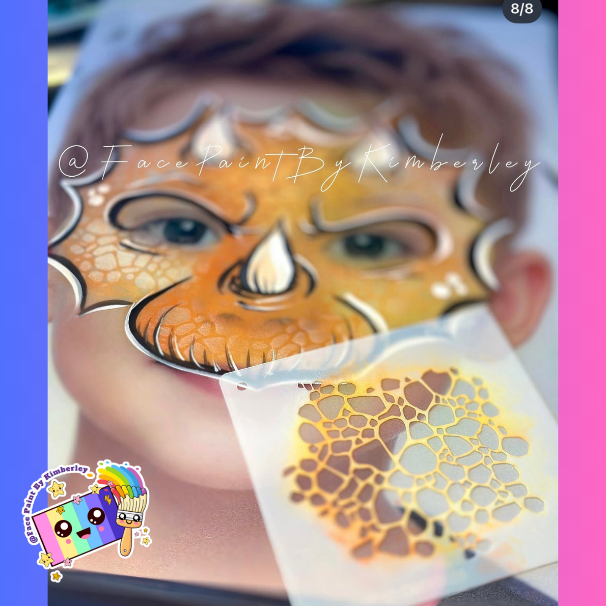 dinosaur-facepaint-scales-stencil