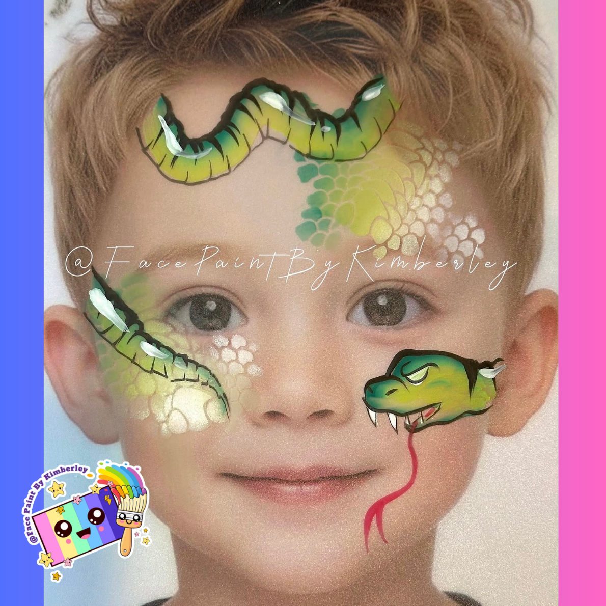 snake-face-painting