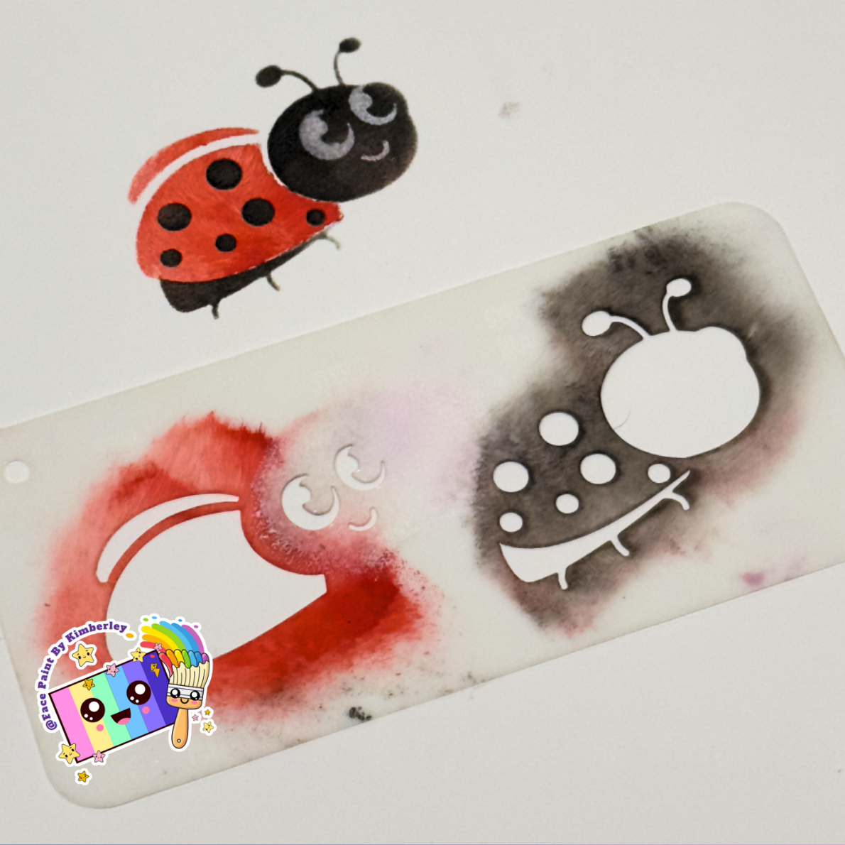 ladybug-stenciled-in-facepaint