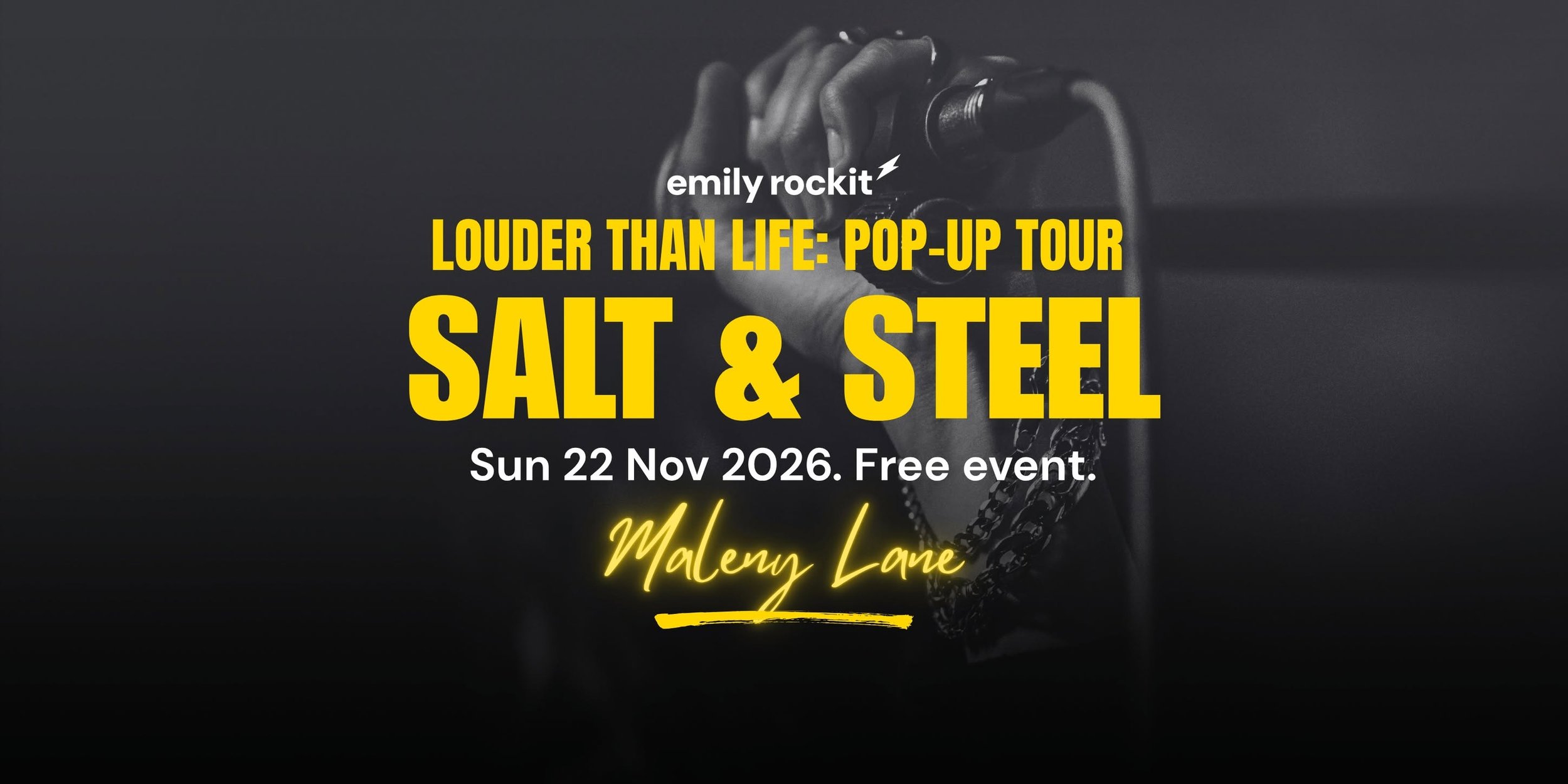 LOUDER THAN LIFE: POP-UP TOUR