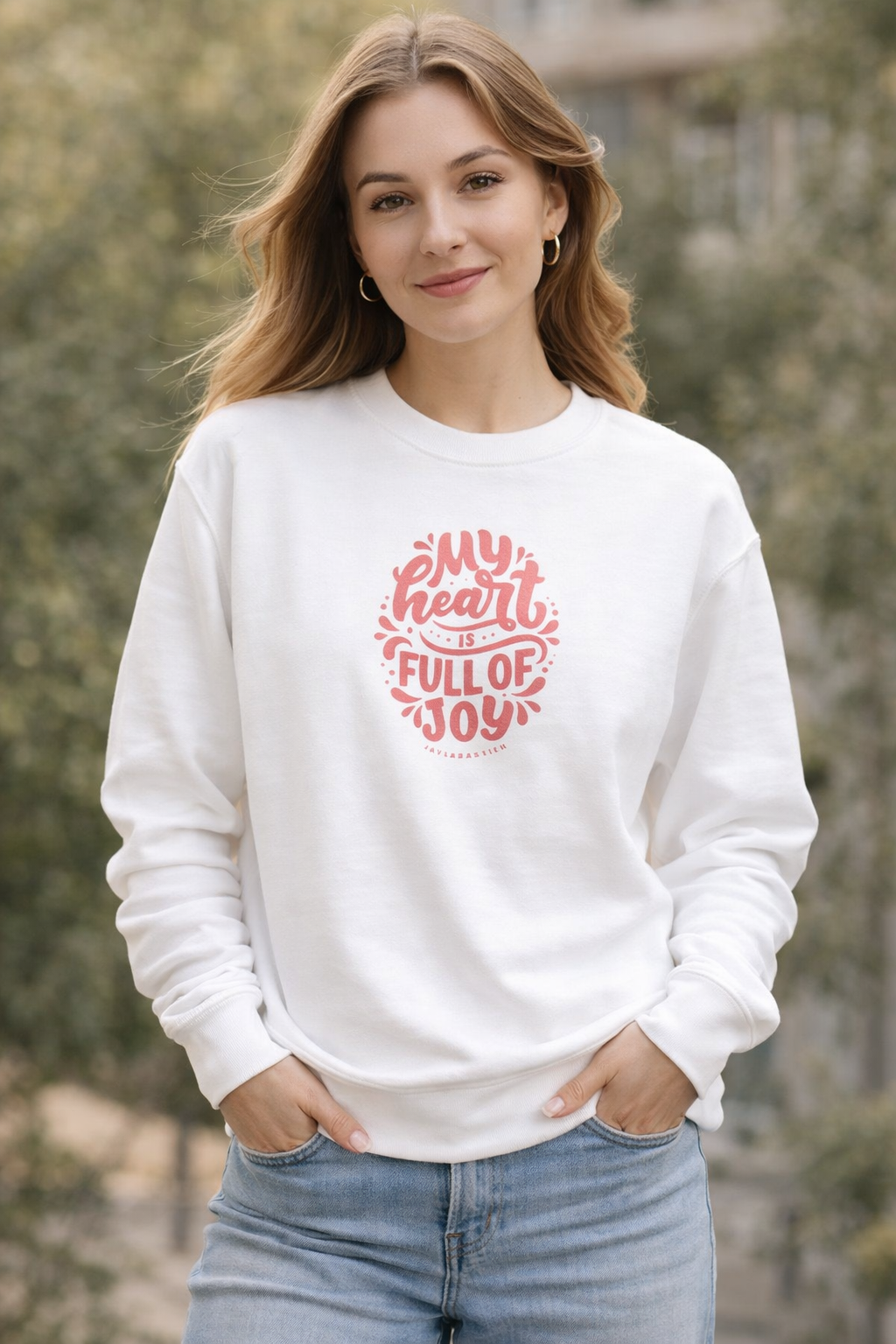 My Heart is Full of Joy • Unisex Premium Sweatshirt