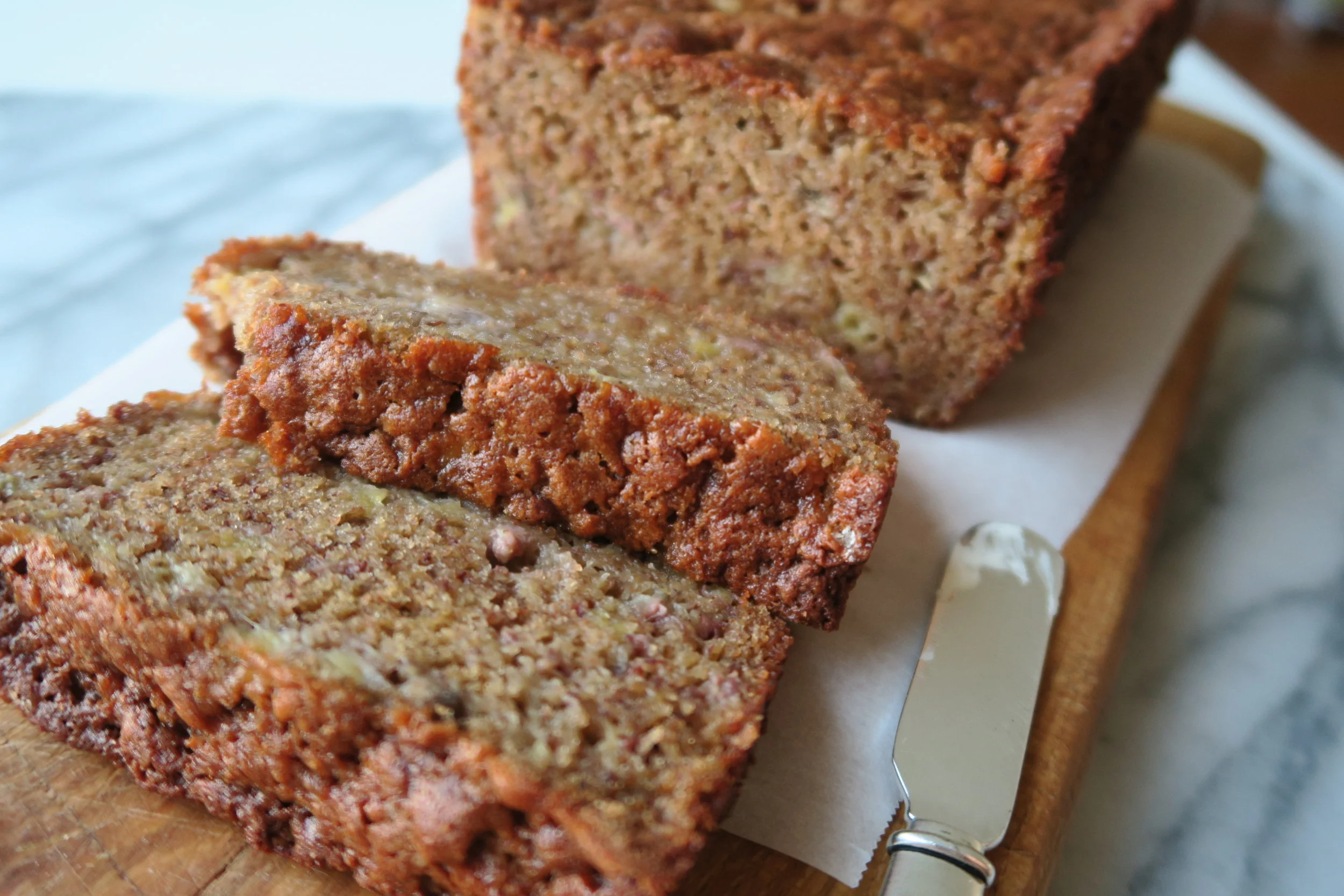 SPELT BANANA BREAD