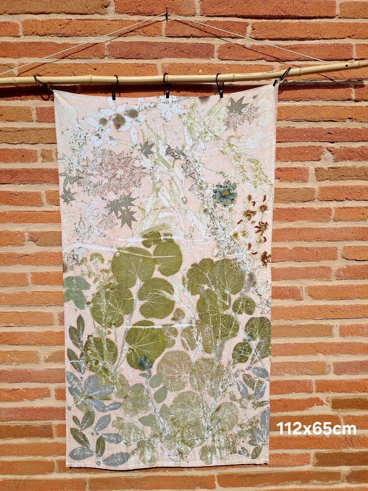 Feuille imprimée sur tissu en coton ecorpint