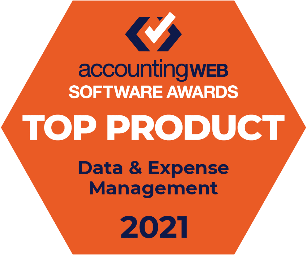 Top Product: 2021 AccountingWEB Software Awards, Data & Expense Management