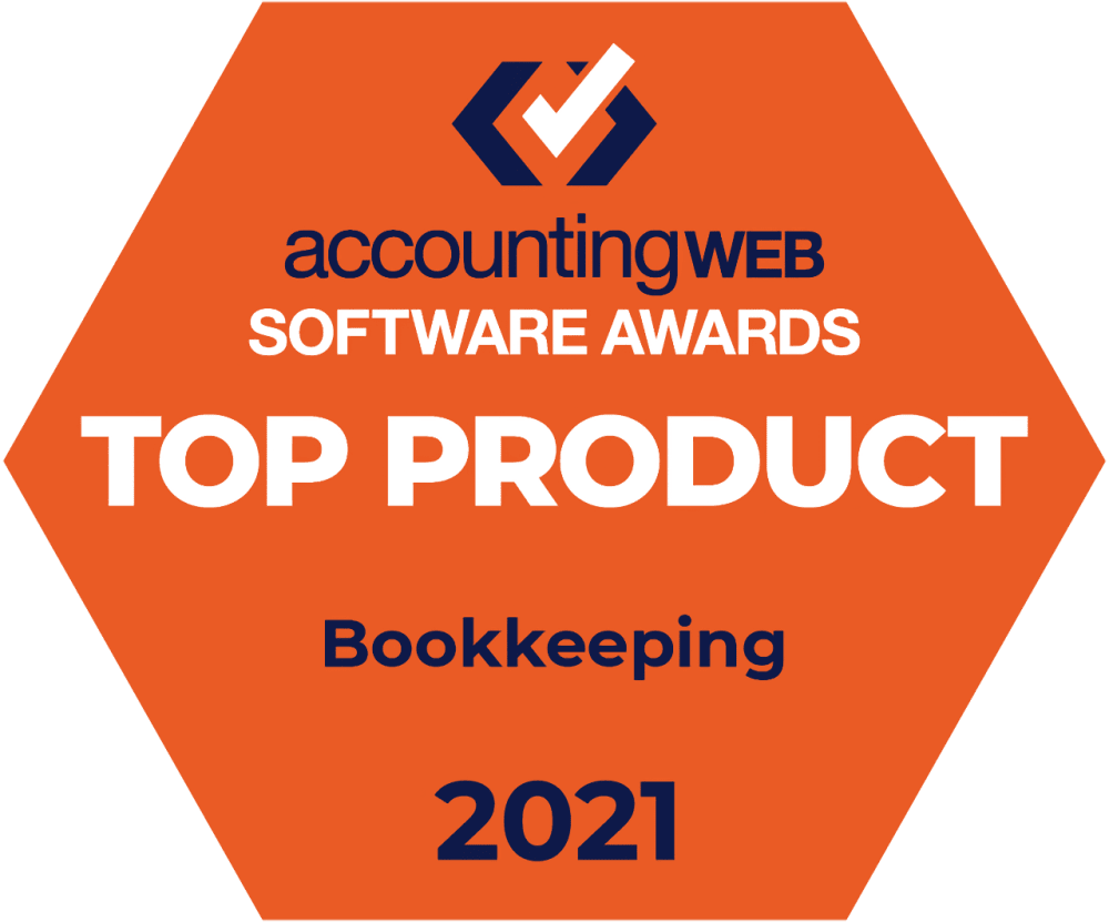 Top Product: 2021 AccountingWEB Software Awards, SME Accounting / Bookkeeping Software