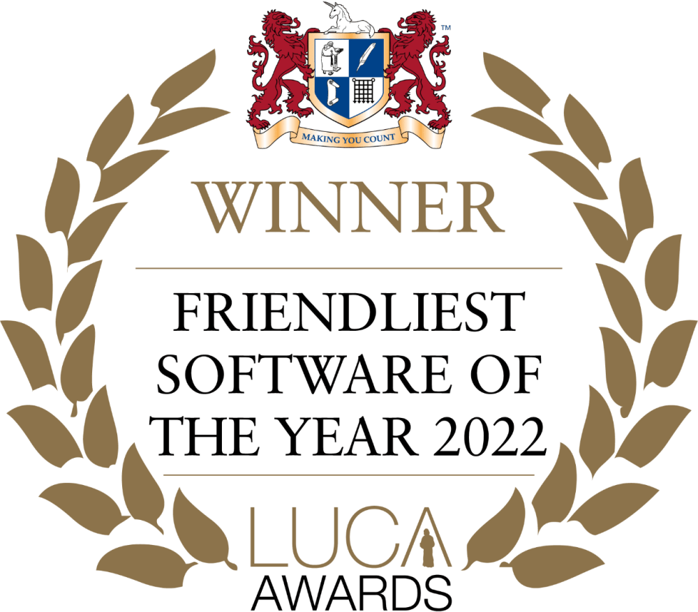 Winner: 2022 ICB Luca awards, Friendliest Software of the Year